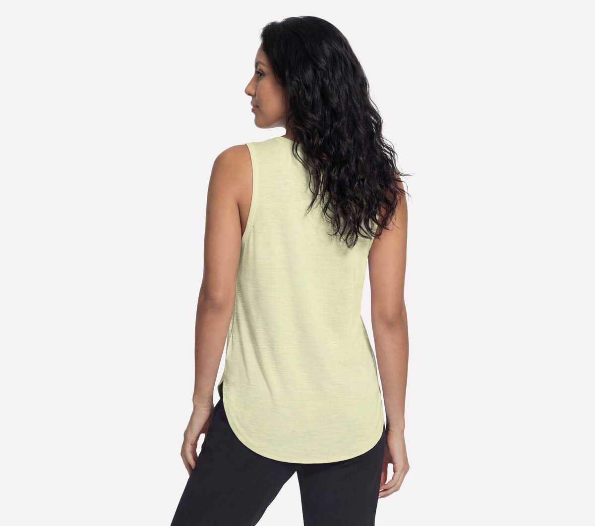GO DRI Swift Tunic Tank — WHITE / SILVER