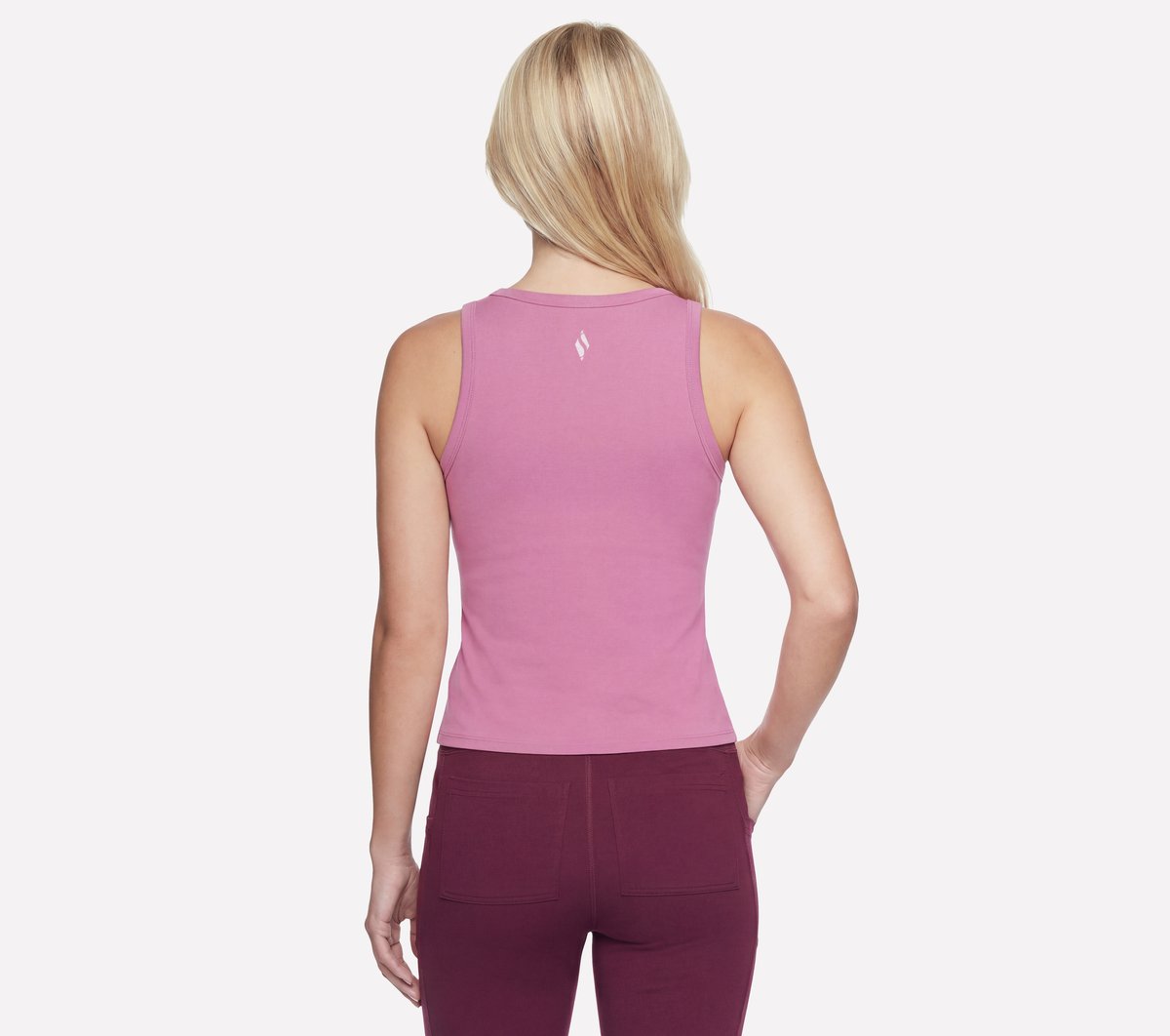 GO WALK Shelf Bra Tank — ROSE