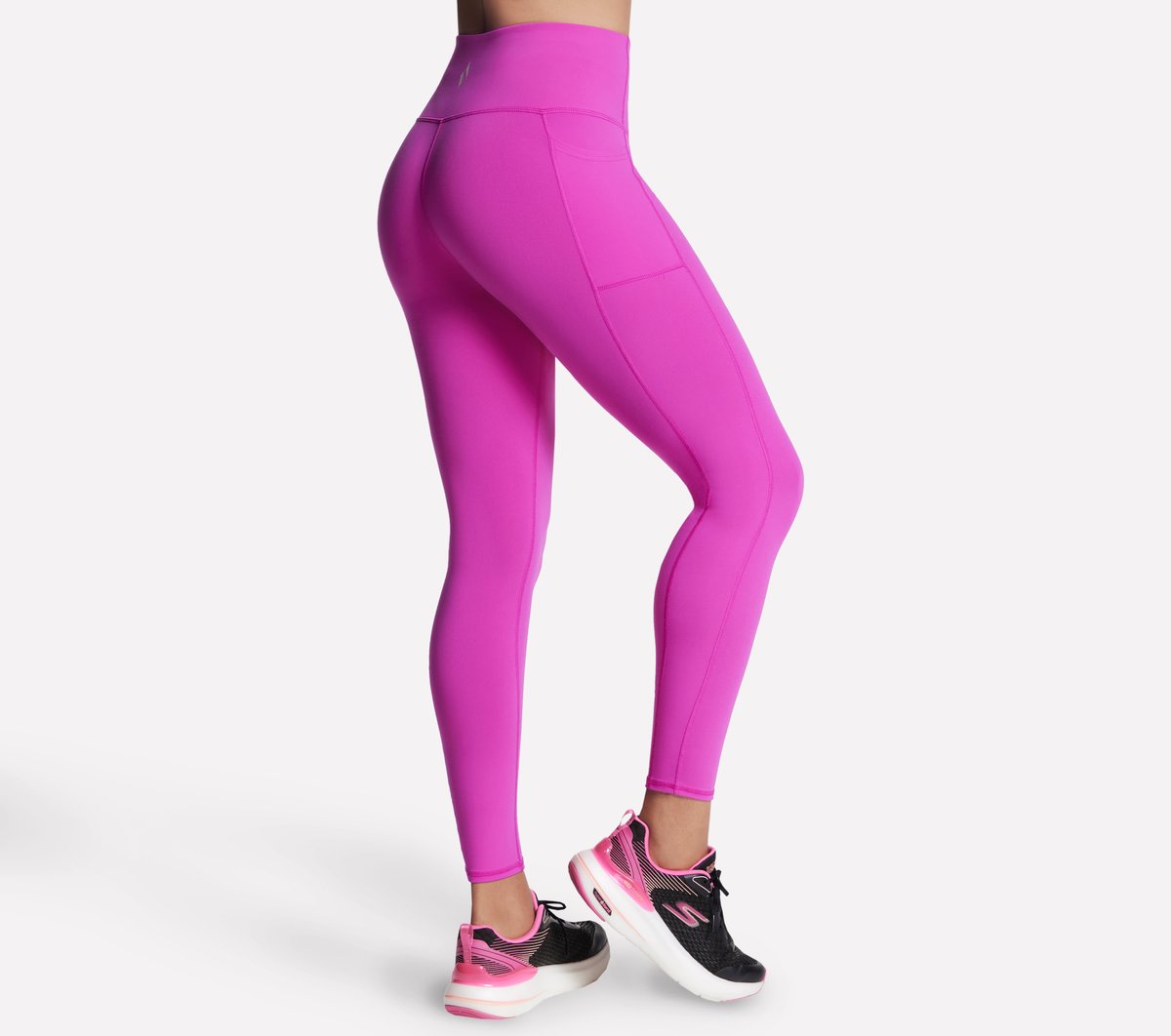 Skechers GO WALK High Waisted Legging — PINK / PURPLE