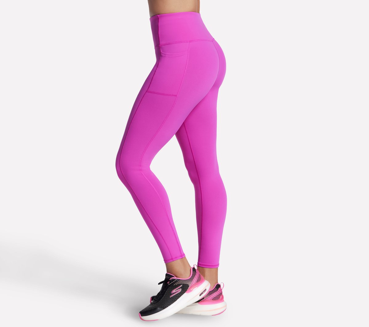 Skechers GO WALK High Waisted Legging — PINK / PURPLE