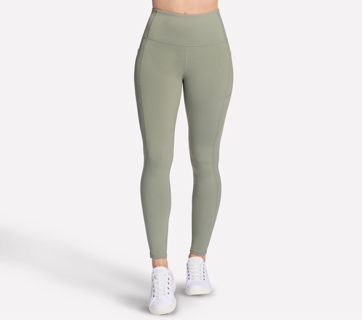 Skechers GO WALK High Waisted Legging — TAUPE / OLIVE