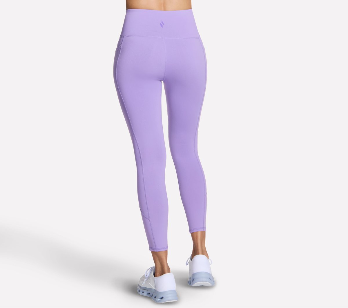 Skechers GO WALK High Waisted 7/8 Legging — PURPLE / CORAL
