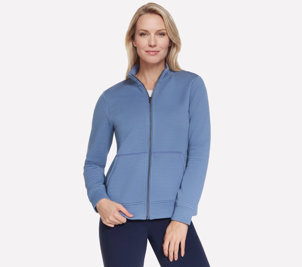 GO WALK Everywhere Jacket — WHITE / BLUE