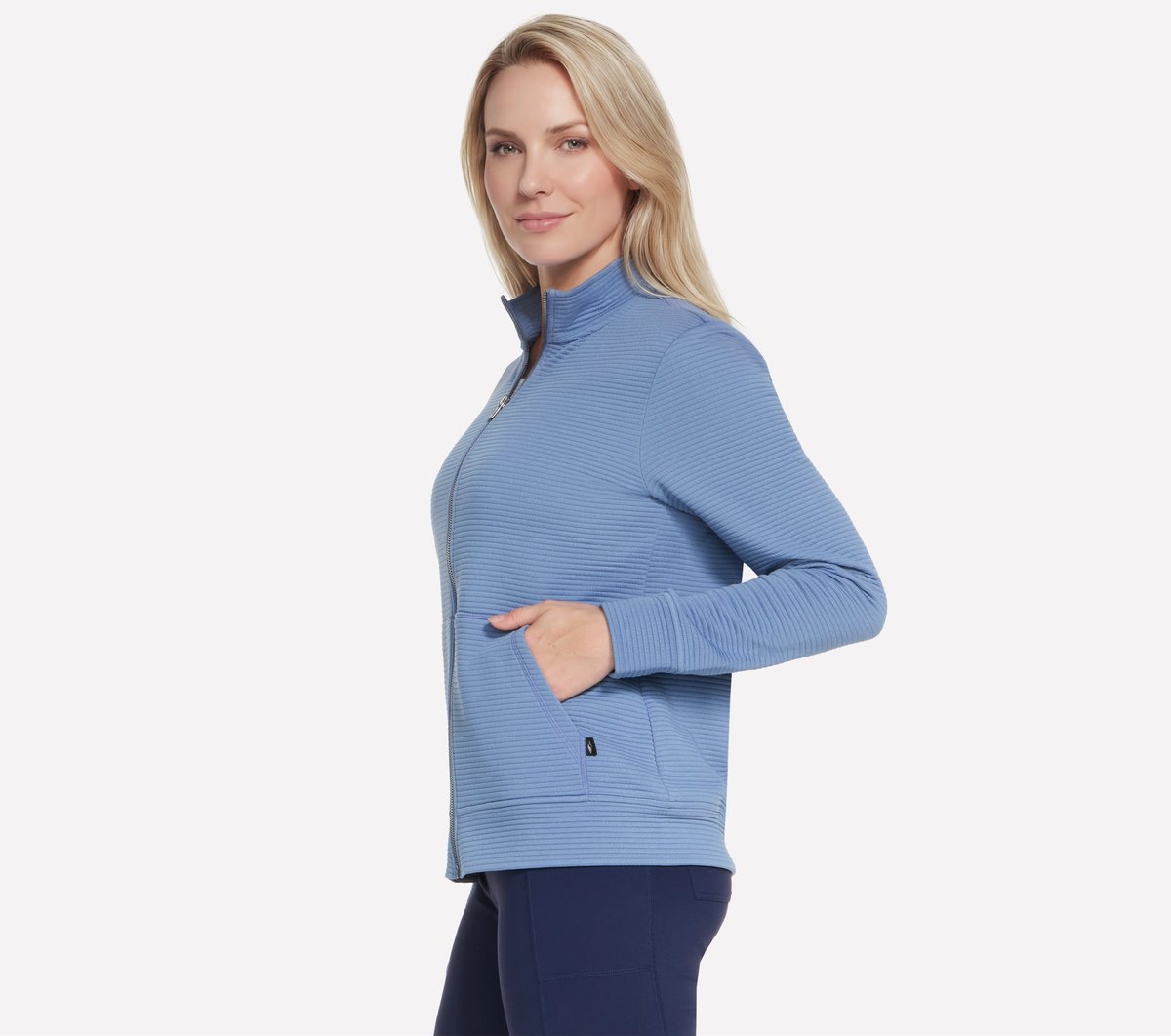 GO WALK Everywhere Jacket — WHITE / BLUE