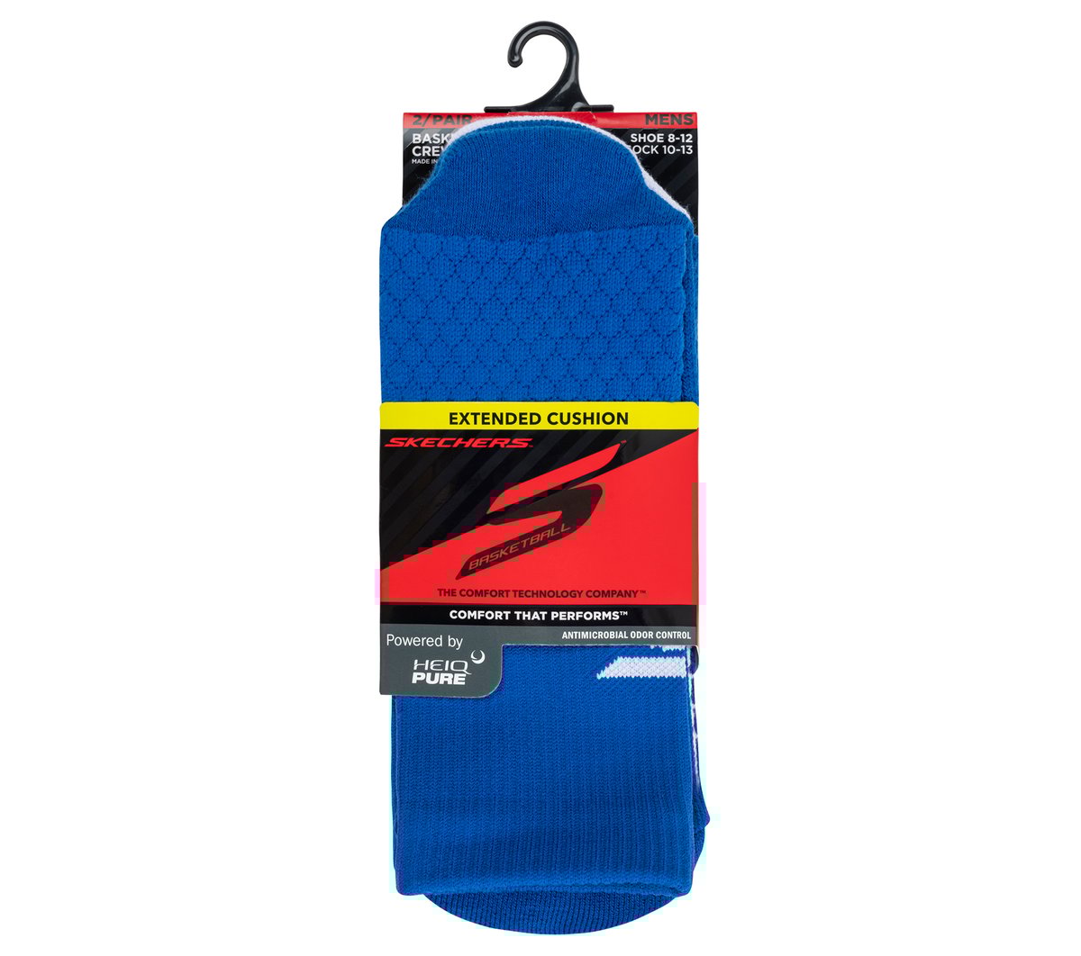 2 Pack Performance Basketball Crew Socks