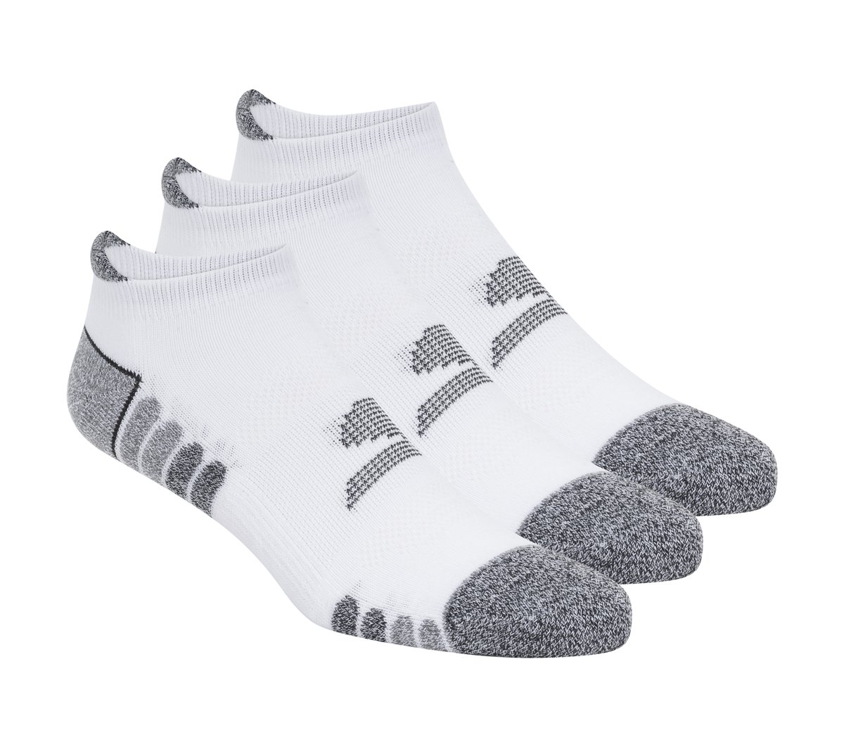 3 Pack Women's Half Terry Low Cut Socks — WHITE