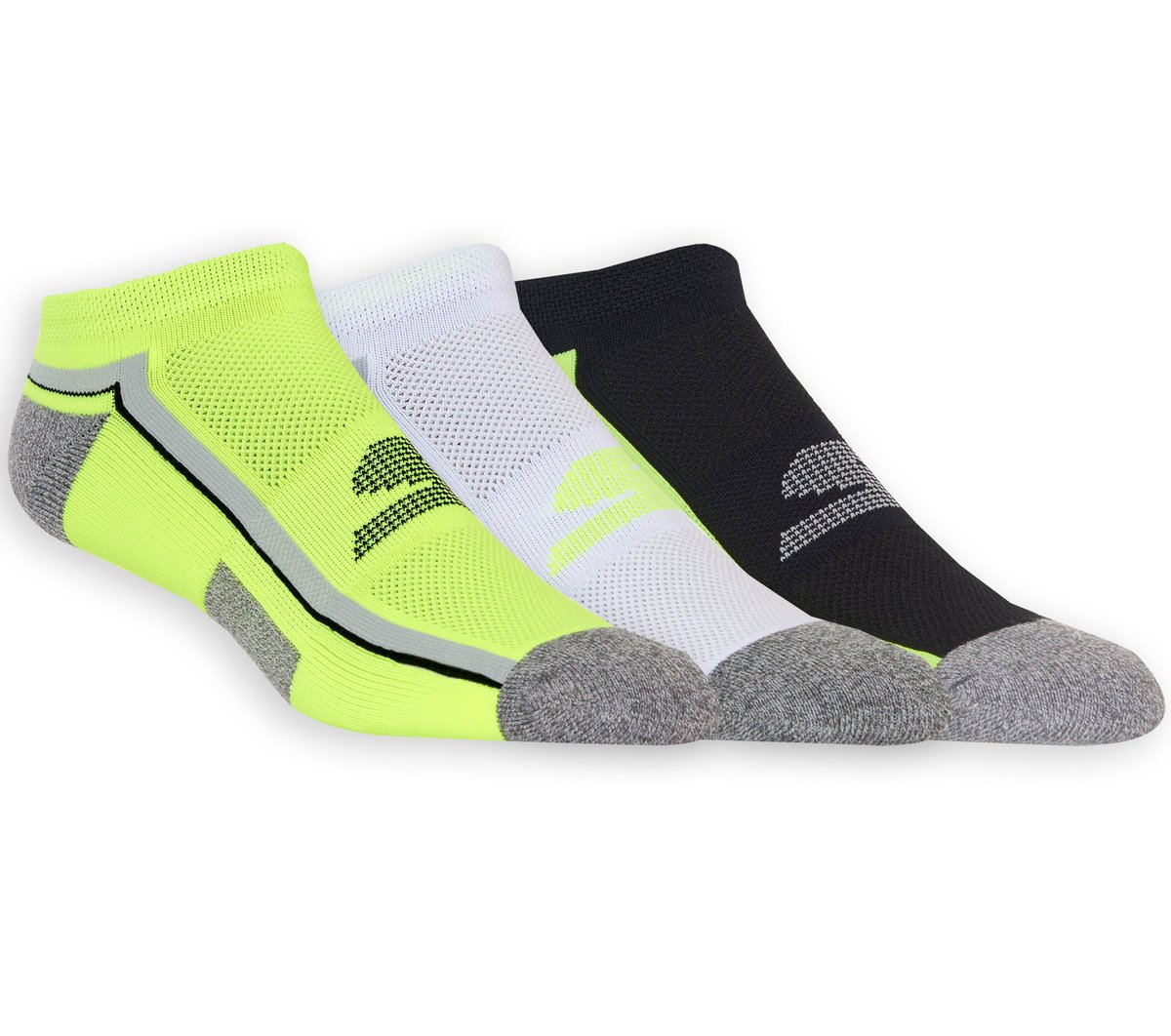 3 Pack Low Cut Athletic Socks — YELLOW