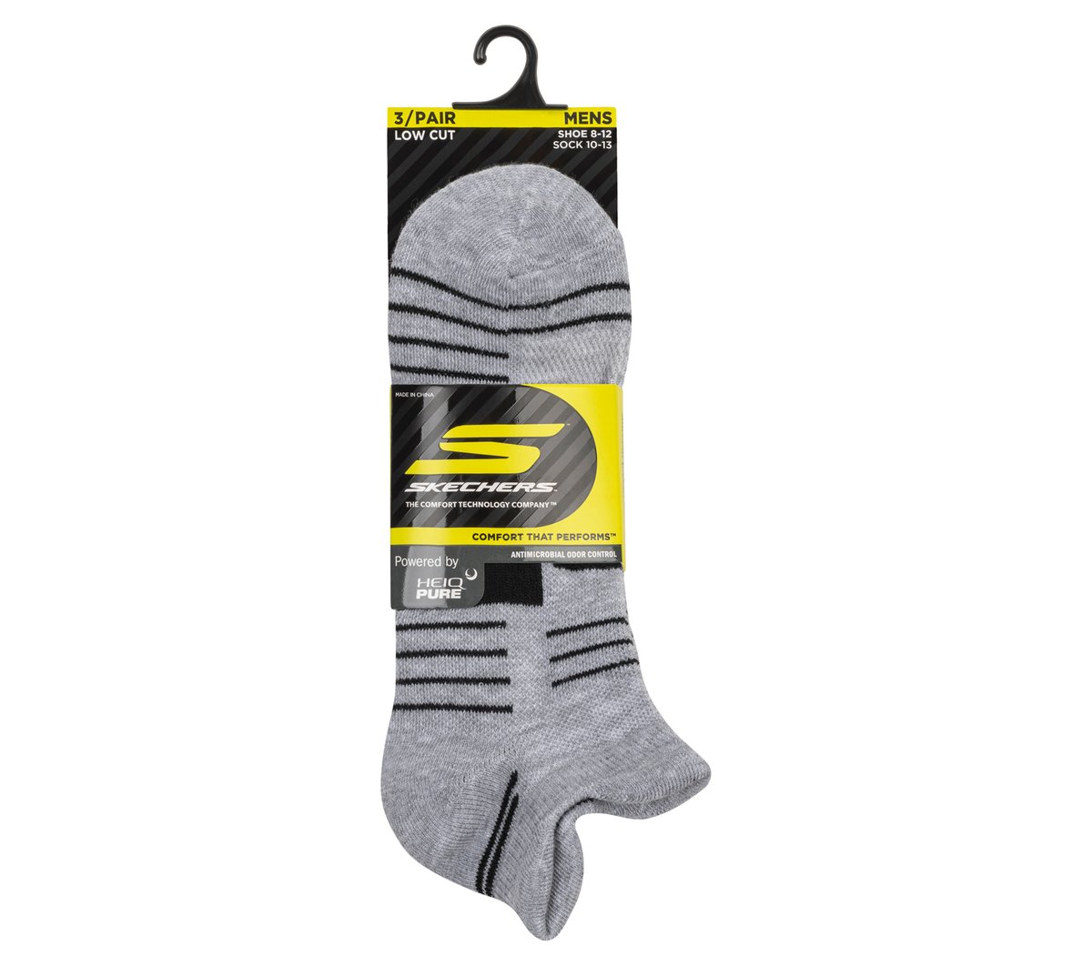 3 Pack Men's Performance Low Cut Running Heel Tab Socks