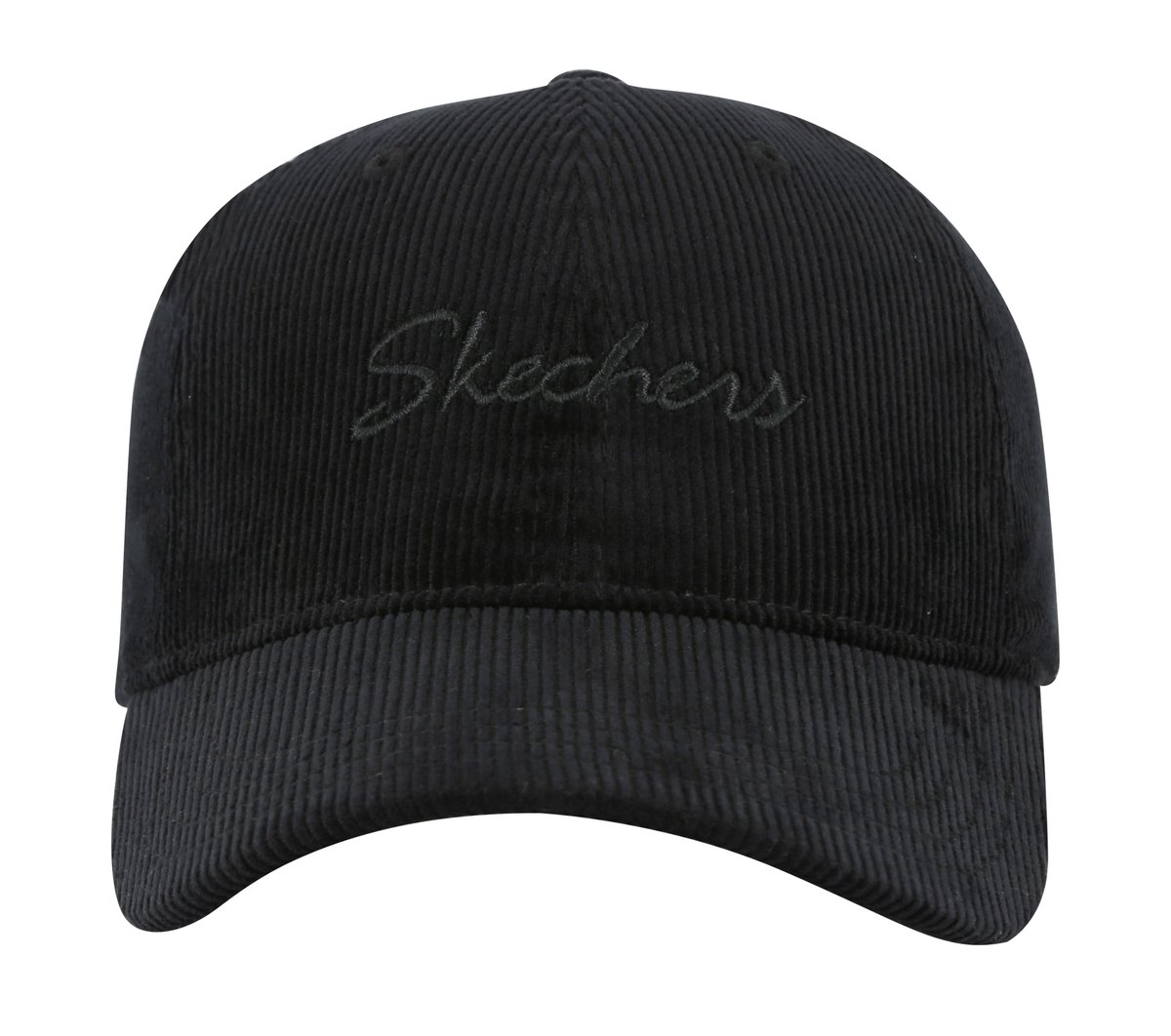 Skechers Corduroy Script Hat — BLACK
