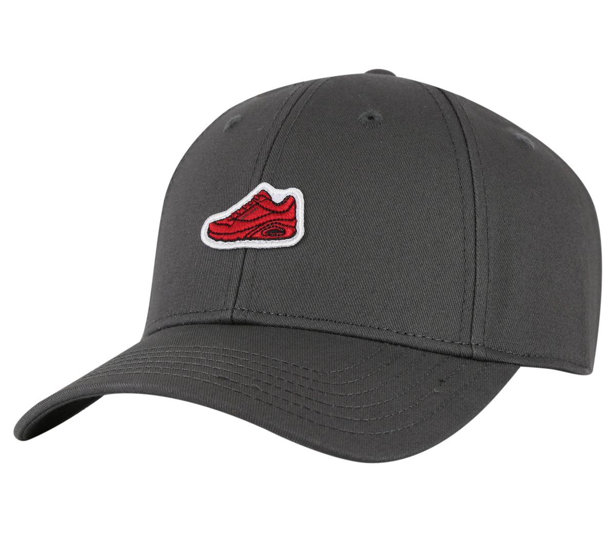 Skechers Kicks Baseball Hat — BLACK / CHARCOAL