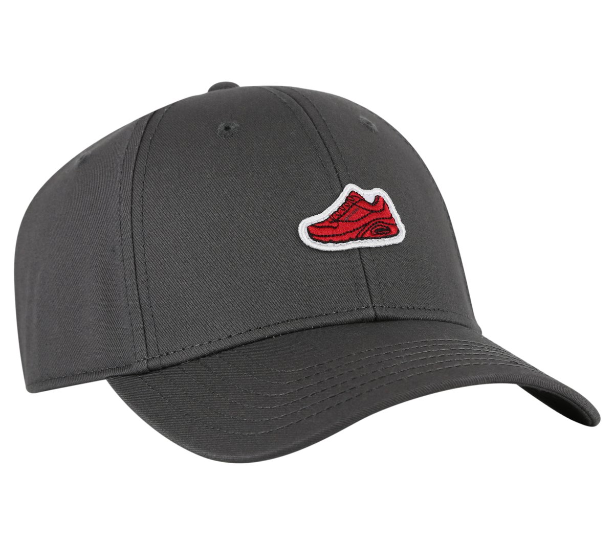 Skechers Kicks Baseball Hat — BLACK / CHARCOAL