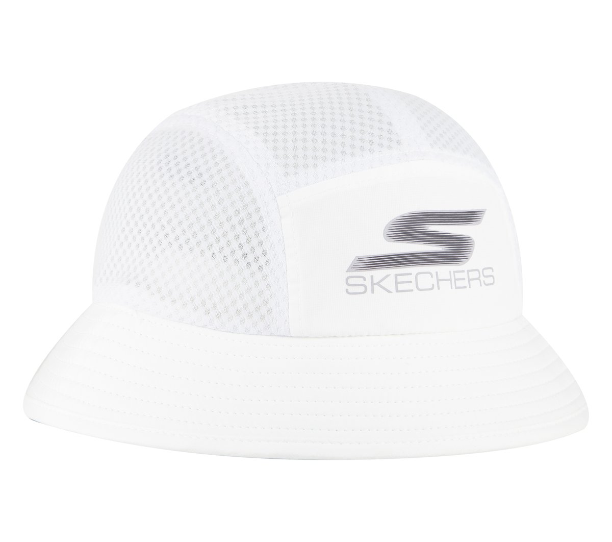 Liberated Mesh Bucket Hat — WHITE