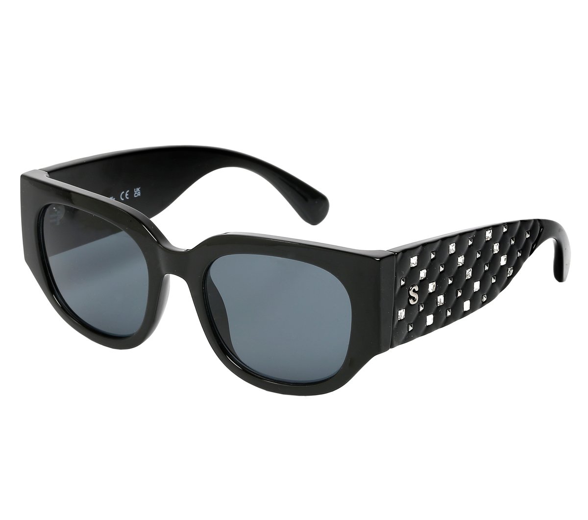 Geometric Sunglasses — BLACK