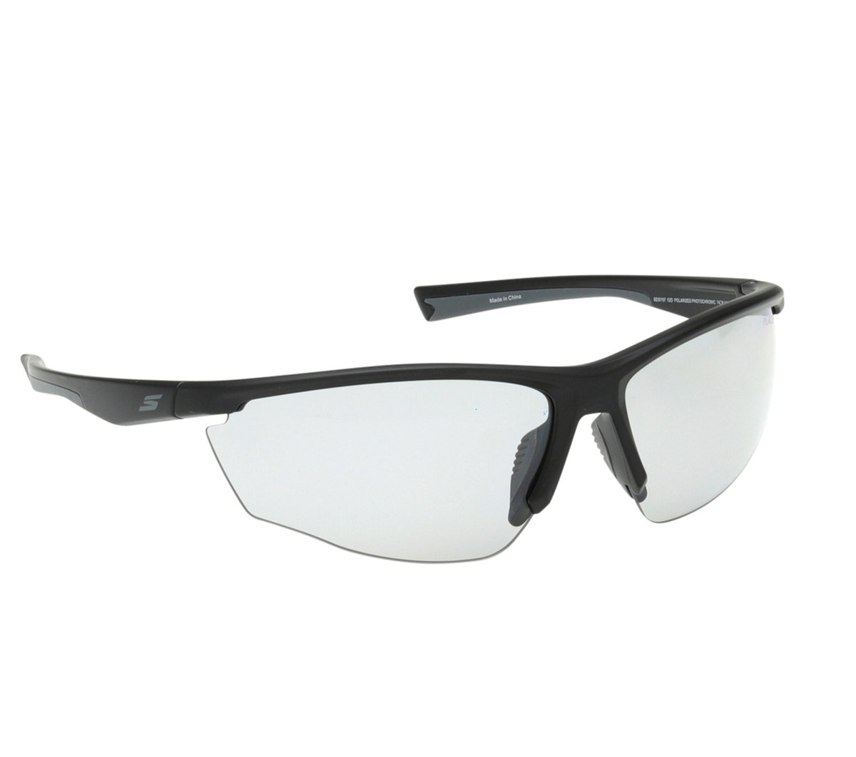 Performance Wrap Photochromic Sunglasses — BLACK