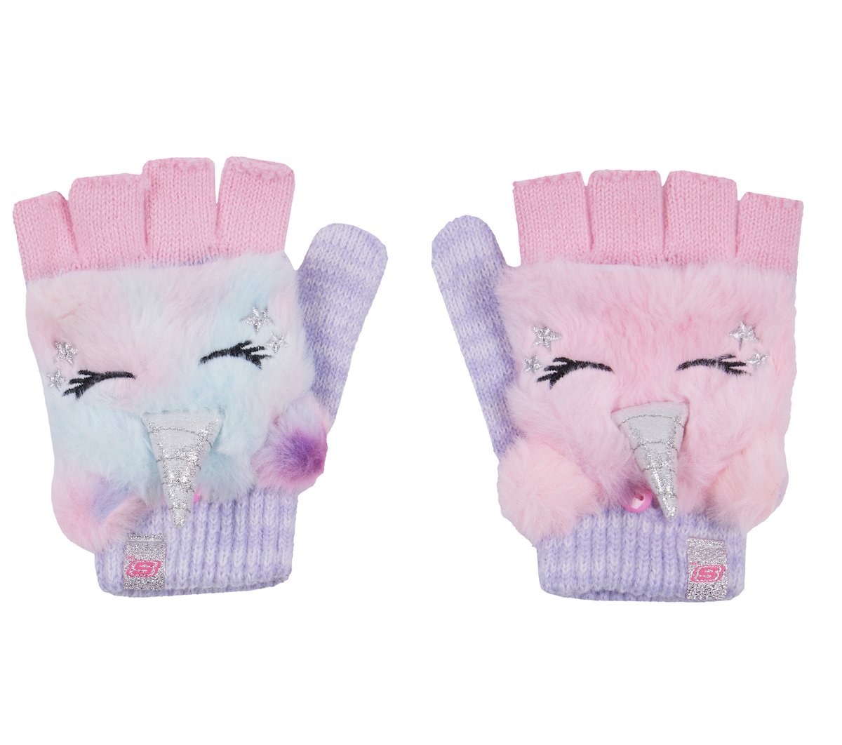 Cold Weather Flip Top Pretty Unicorn Glove 1 Pack