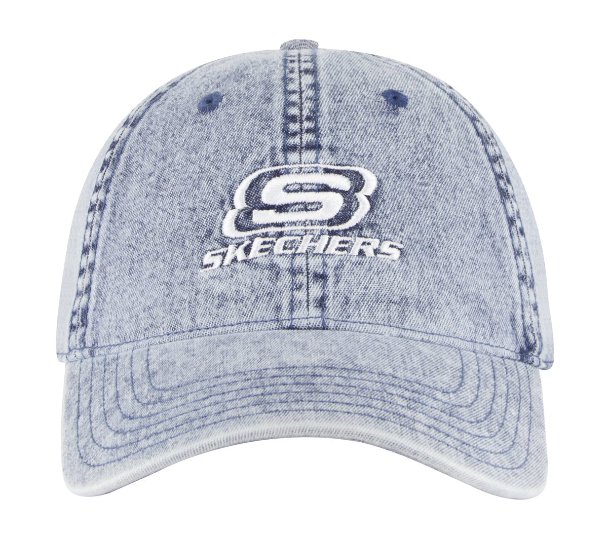 Denim Embroidered Hat — DENIM