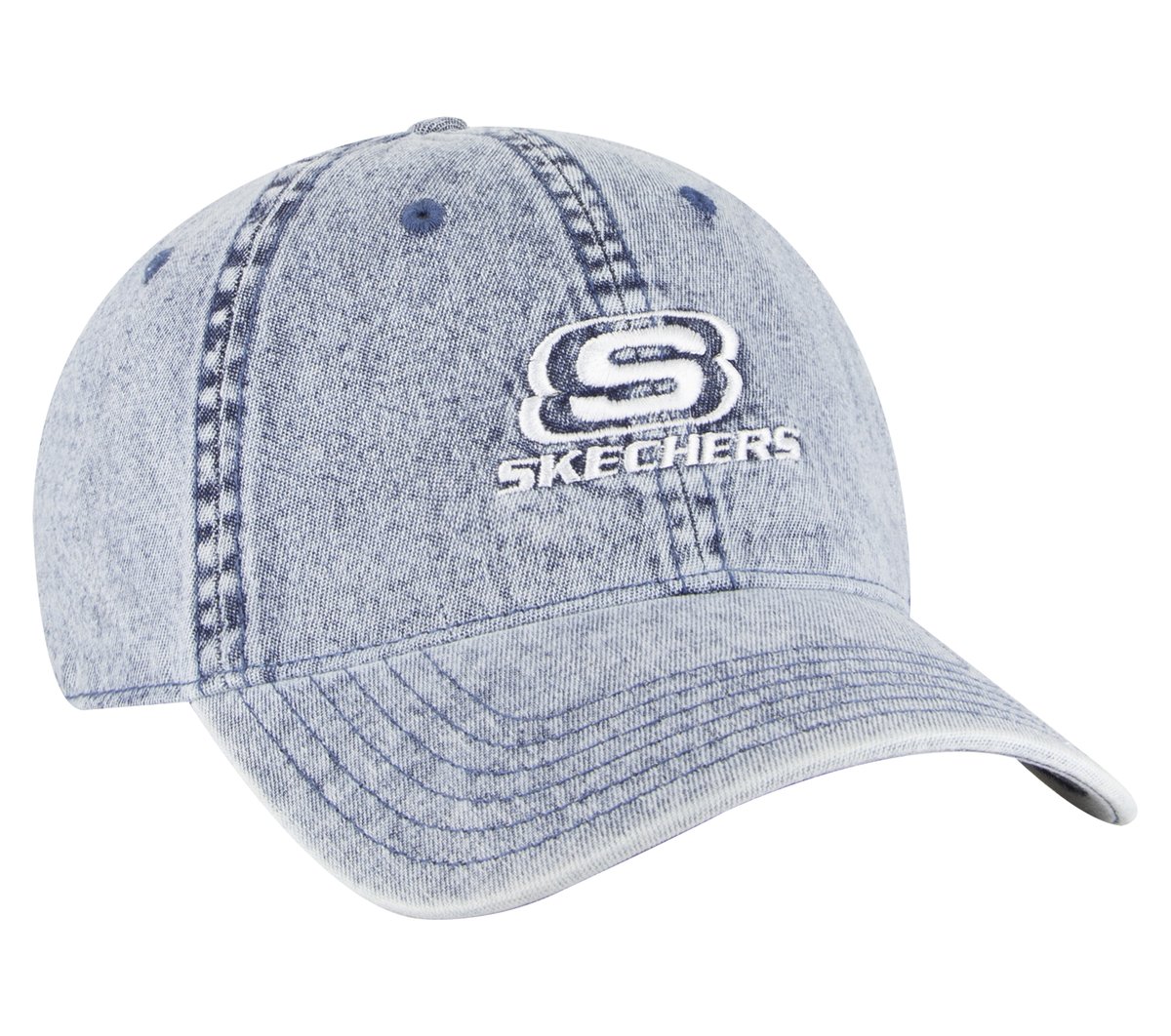 Denim Embroidered Hat — DENIM