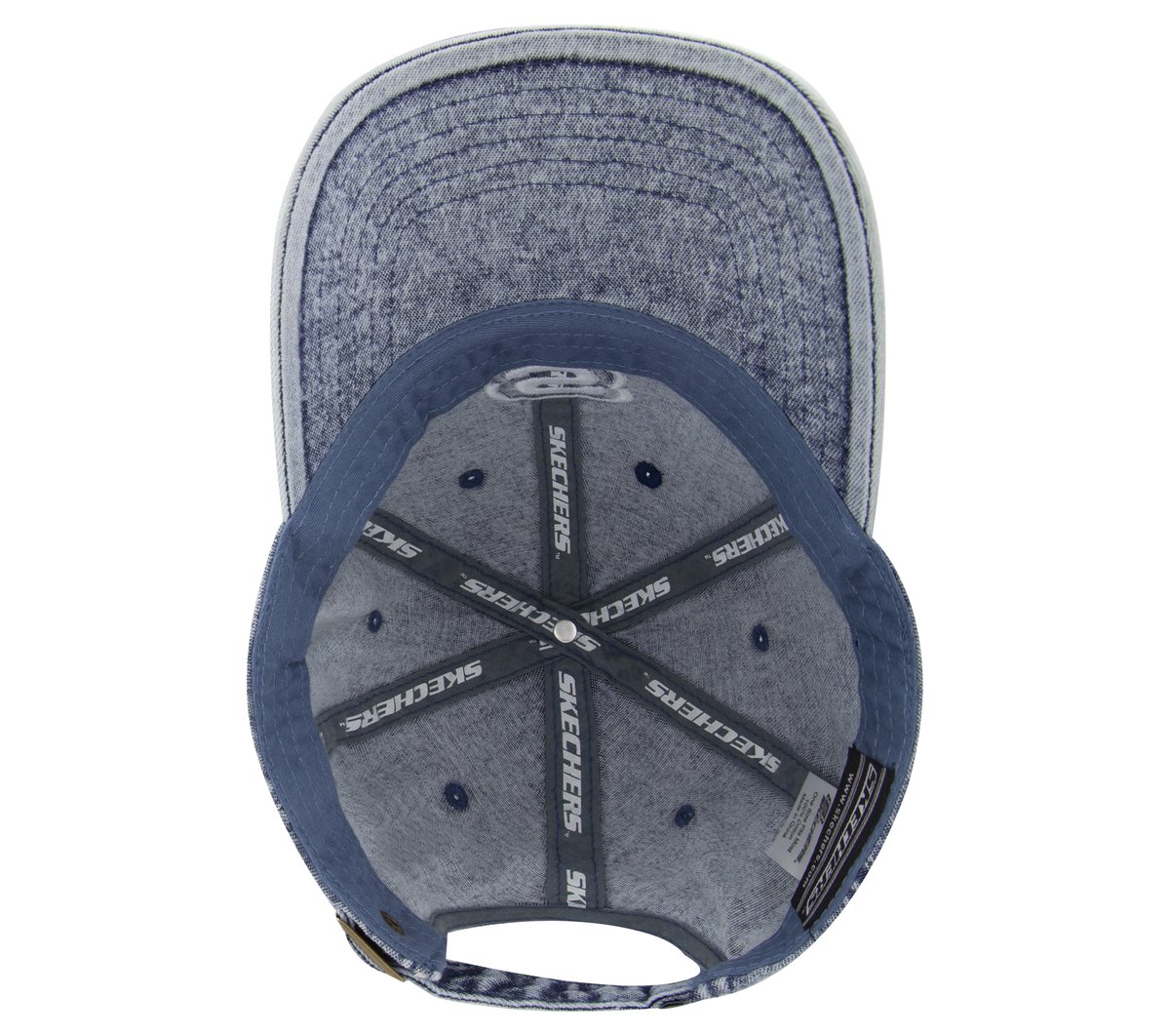 Denim Embroidered Hat — DENIM