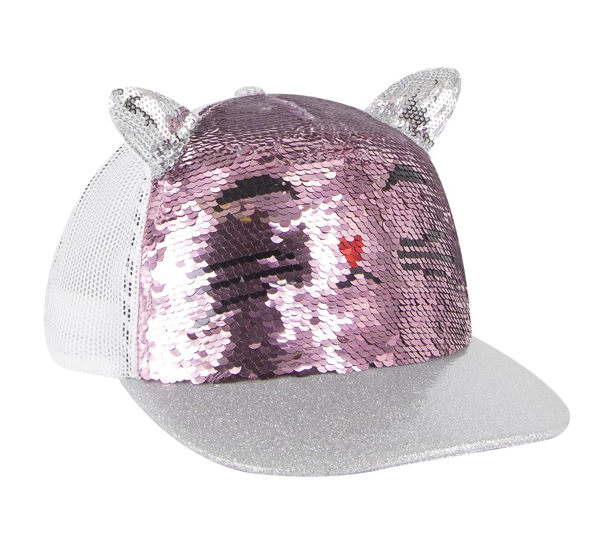 Skechers Caticorn Sequin Trucker Hat — ROSEGOLD