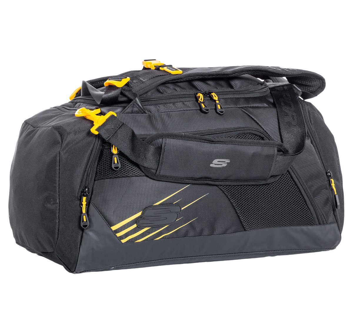 Skechers Accessories Small Mesh Duffel Bag — BLACK