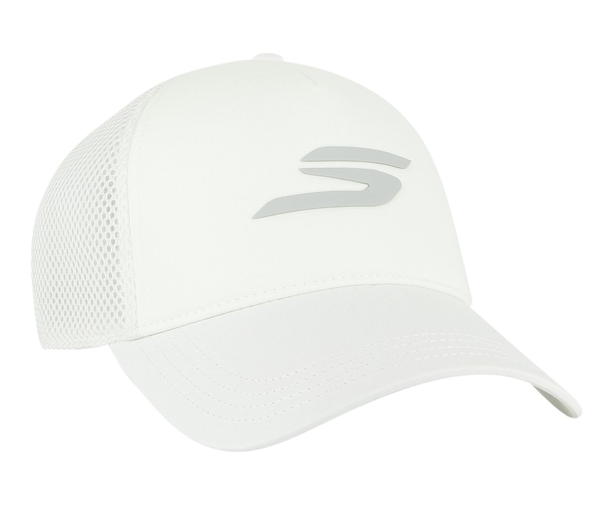 Skechers Free-Run Trucker Hat — WHITE