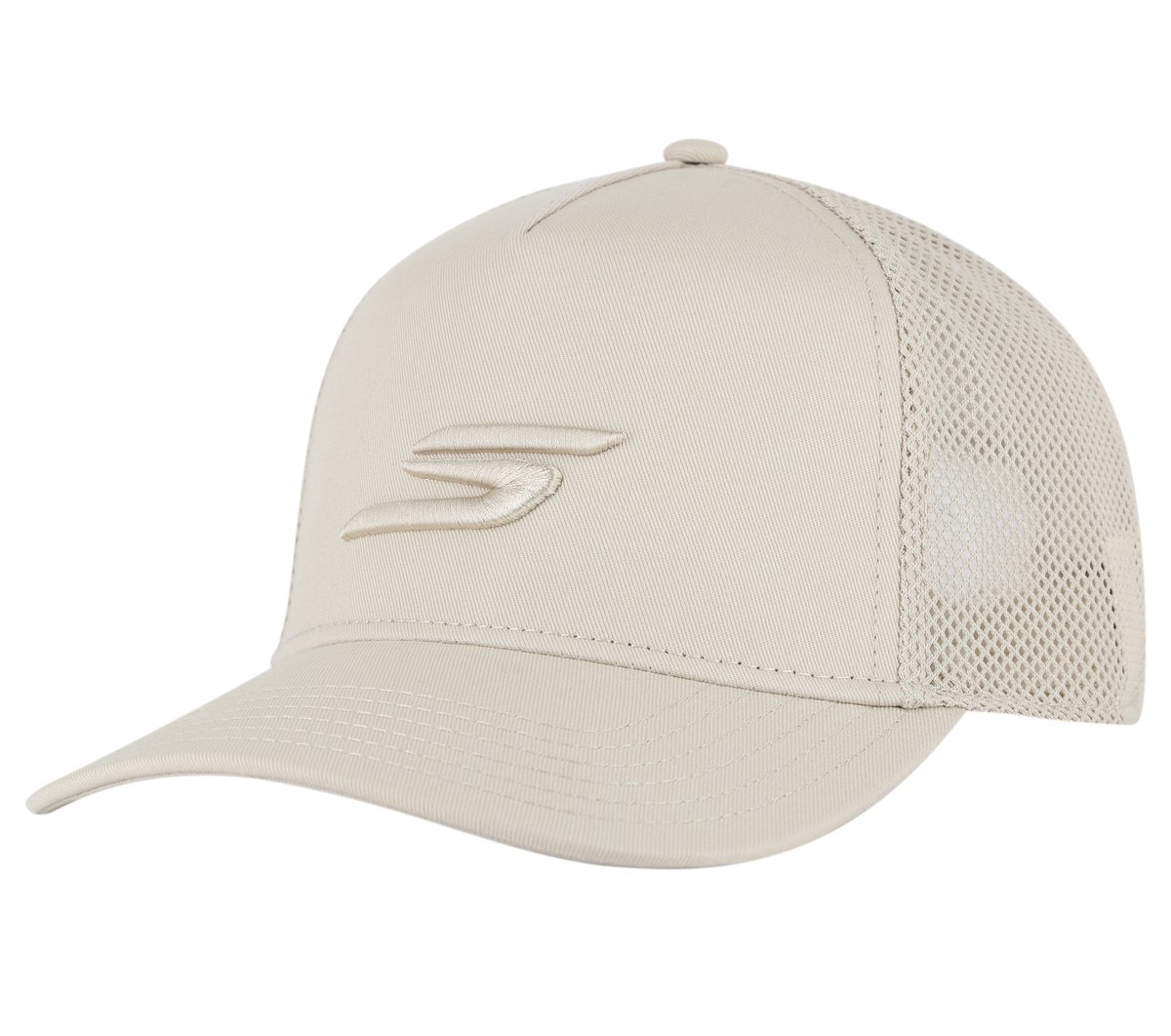 Essentials Trucker Hat — OFF WHITE / BROWN