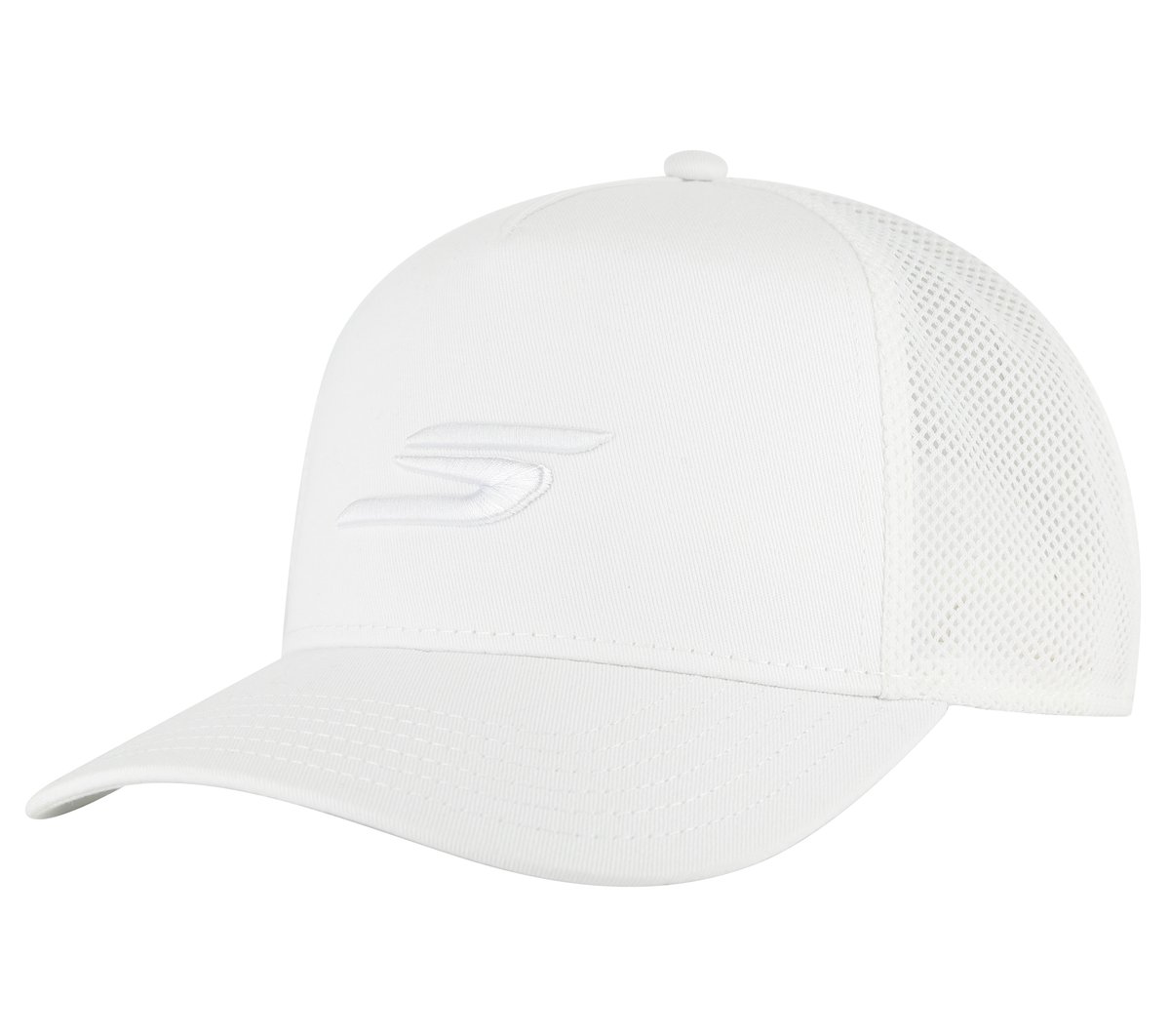 Essentials Trucker Hat — WHITE