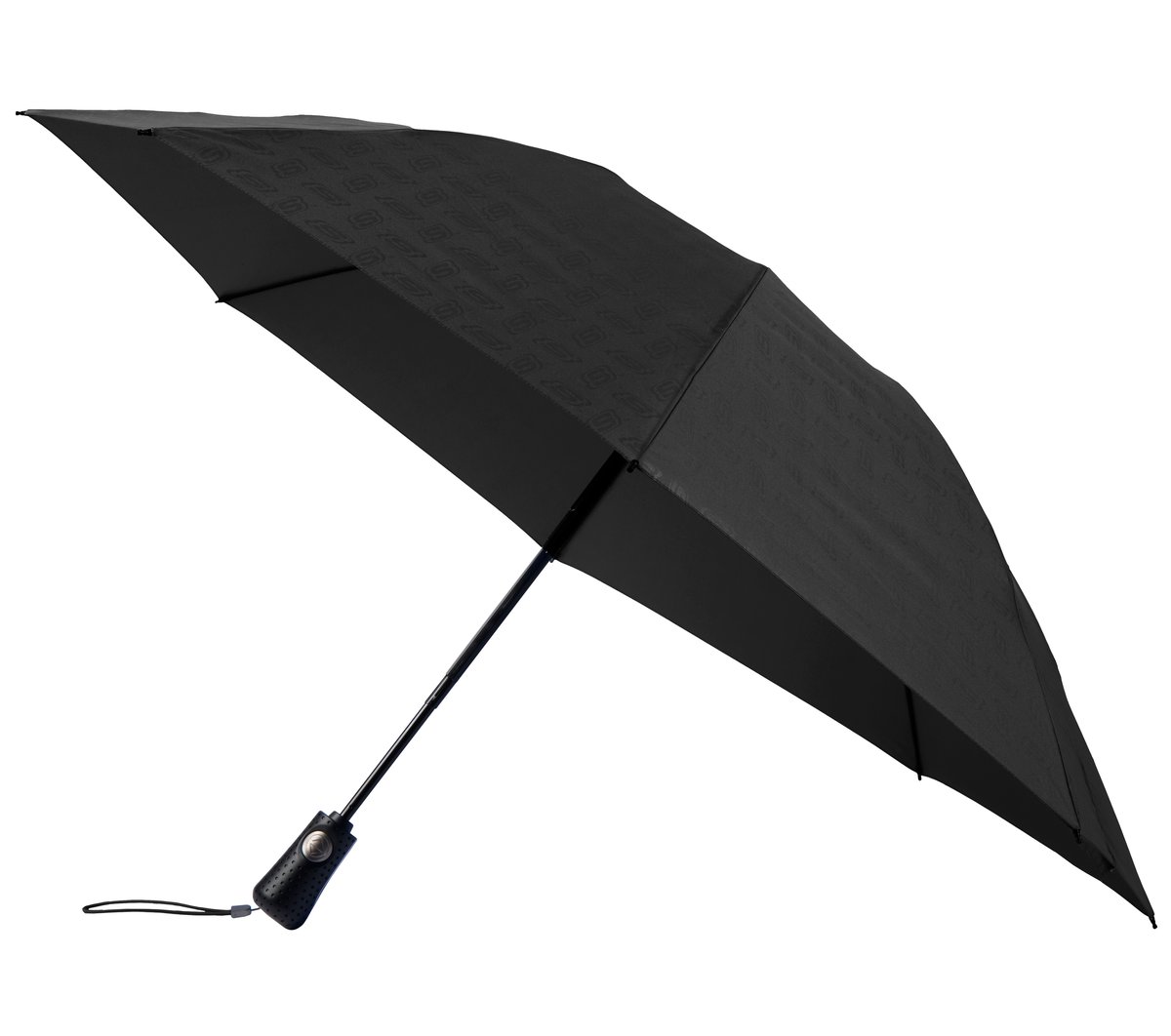 Reverse Close Compact Umbrella — BLACK