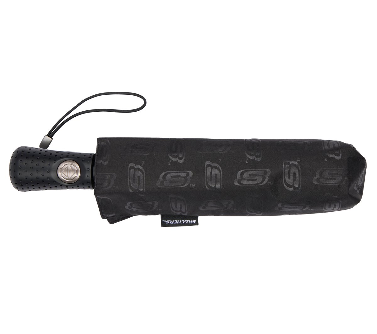 Reverse Close Compact Umbrella — BLACK