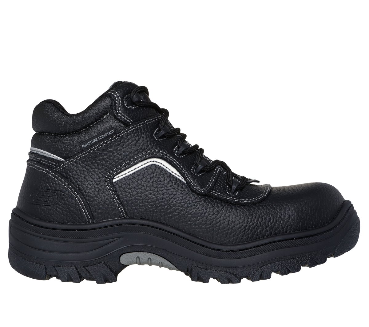 Skechers Work Burgin-Sosder Composite Toe Work Boot - Black