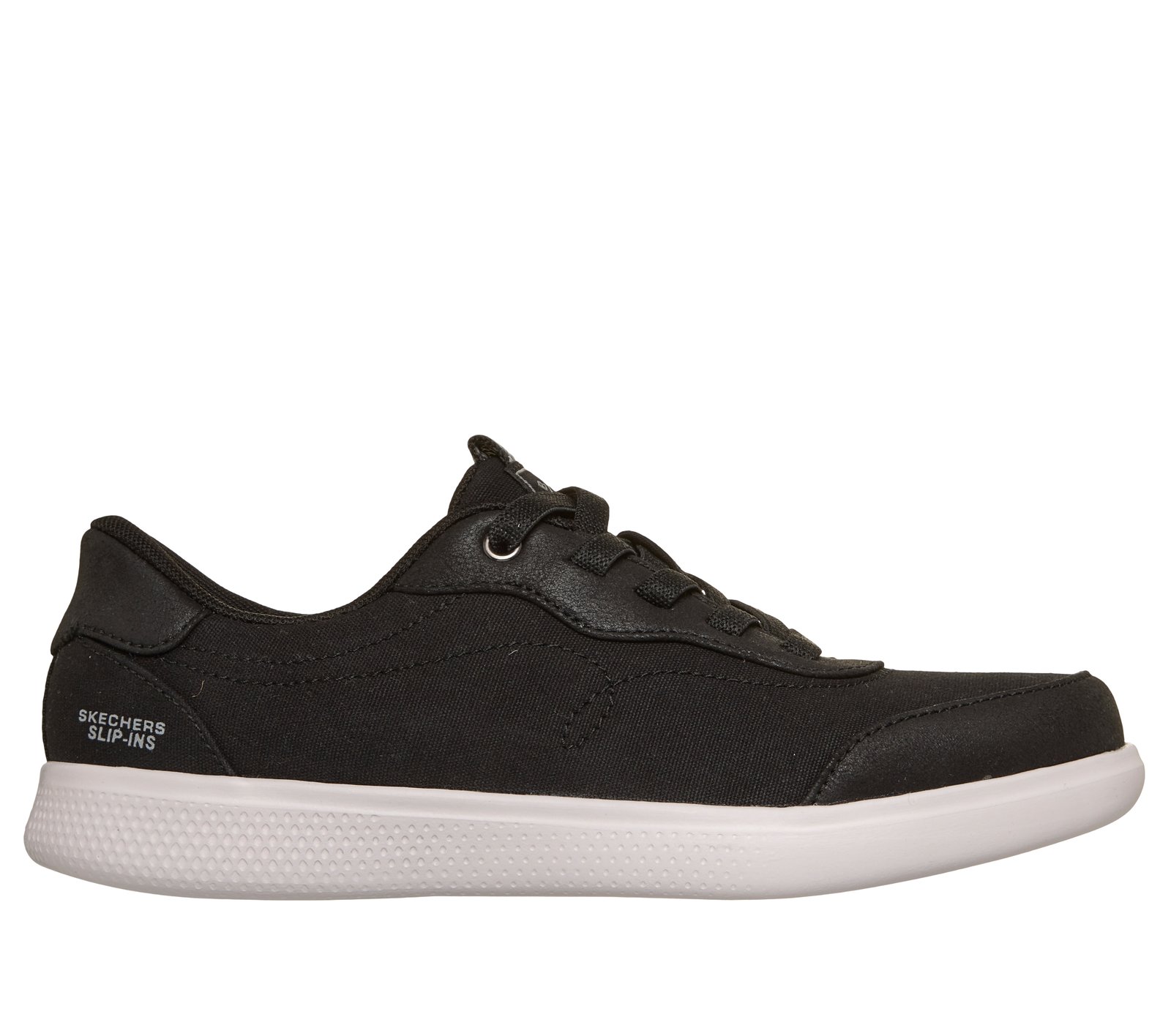 SKECHERS Bobs Men\'s Size 8 Hands Free Slip-Ins Black Shoes Memory Foam Bobs Skechers Memory Foam Black Slip-On Flats Casual Shoes  main image 4