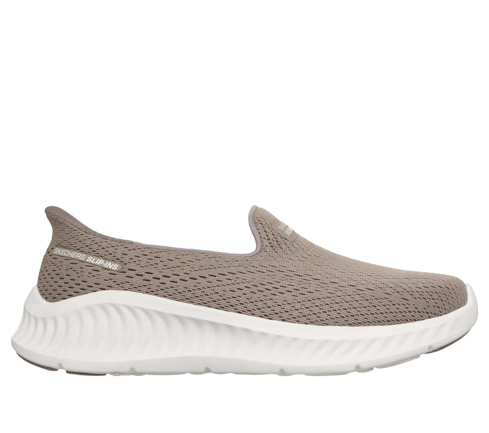 Sketchers vintage washed khaki slip on SKECHERS: Slip Ins Go Walk Flex Ojai (Khaki) | The Whitby  main image 3