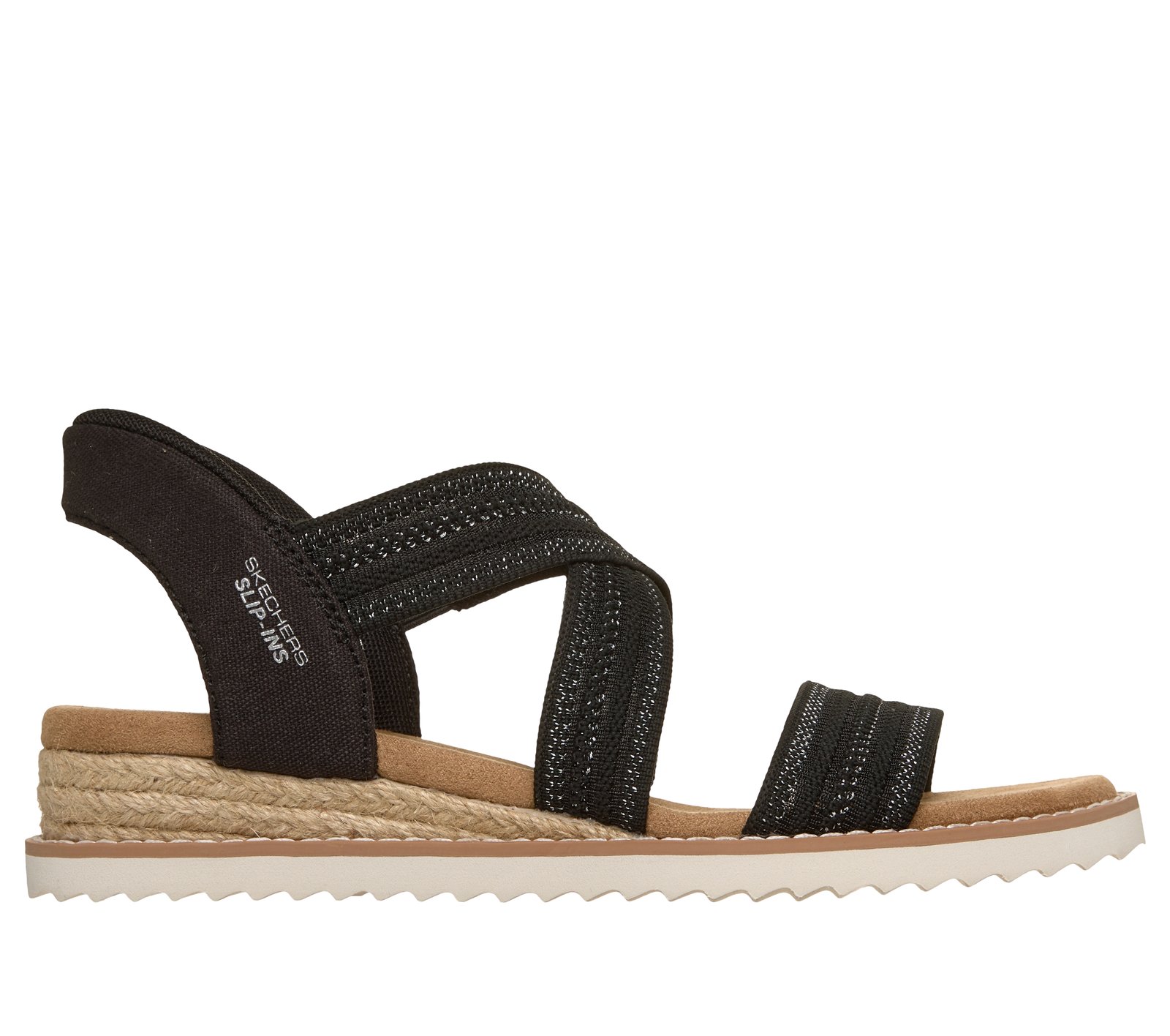 Skechers Slip-ins: BOBS Desert Kiss - Lavish Leap - BLACK