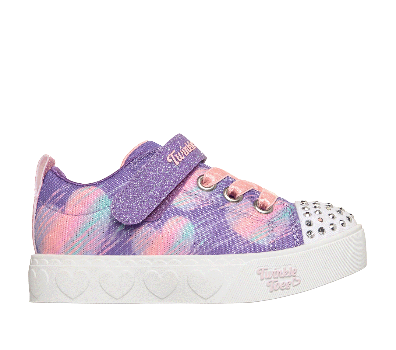 Twinkle Toes: Heart Steps - Heart Sketch - PURPLE / MULTI