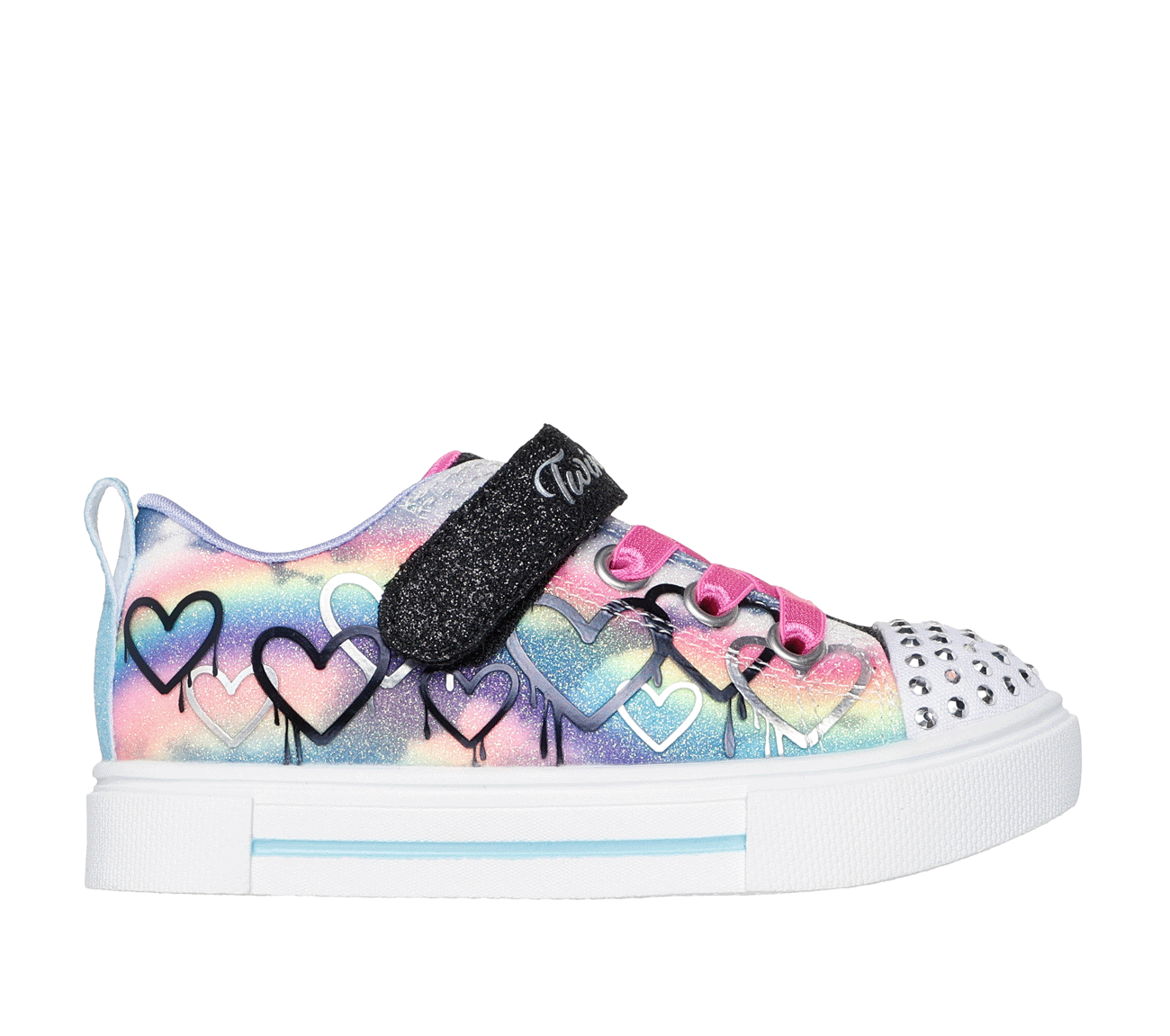 ♡Smile♡ Twinkle Toes: Twinkle Sparks - Ombre Love - BLACK / MULTI