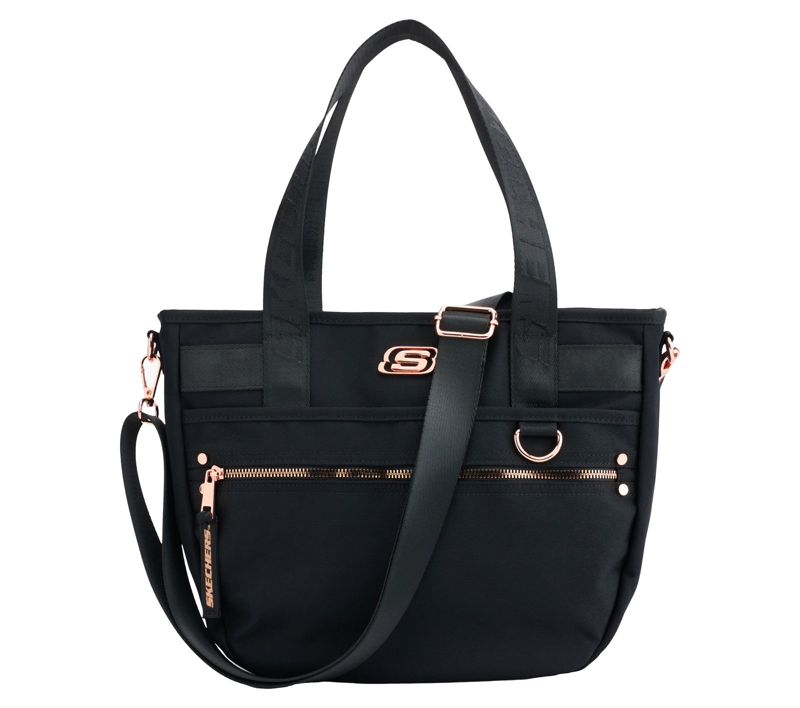 Shopper D-Ring Bag - BLACK