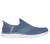 SKECHERS SLIP-INS: VIRTUE - SLEEK, SLATE Footwear Lateral View