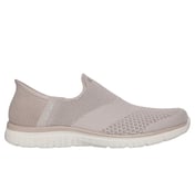 SKECHERS SLIP-INS: VIRTUE - SLEEK, TTAUPE Footwear Lateral View