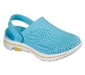 GO WALK 5 FOAMIES - ASTONISHE, BLUE Footwear Lateral View