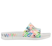 CALI CHARM - TRUST LOVE, WHITE/MULTI Footwear Lateral View