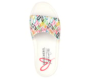 CALI CHARM - TRUST LOVE, WHITE/MULTI Footwear Top View