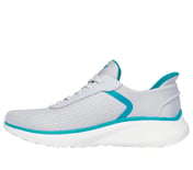 BOBS SQUAD CHAOS-STROKEOFLUCK, LIGHT GREY Footwear Left View