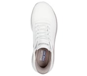 BOBS SQUAD CHAOS-STROKEOFLUCK, OFF WHITE Footwear Top View