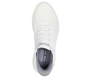 SKECHERS SLIP-INS: BOBS SPORT SQUAD CHAOS- Daily Hype, OFF WHITE Footwear Top View
