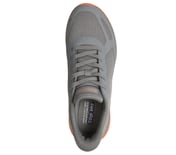 BOBS SQUAD 4, GRAY/ORANGE Footwear Top View
