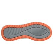 BOBS SQUAD 4, GRAY/ORANGE Footwear Bottom View