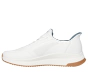 BOBS SQUAD 4 - DIRECT STEP, WHITE Footwear Left View