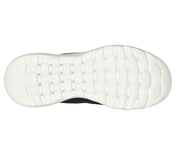 GO WALK JOY - ECSTATIC, BLACK/WHITE Footwear Bottom View