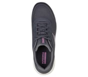GO WALK JOY - ECSTATIC, CCHARCOAL Footwear Top View