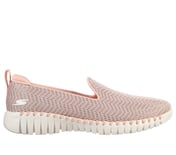 GO WALK SMART-SILVER CLOUD, LLLIGHT PINK Footwear Lateral View